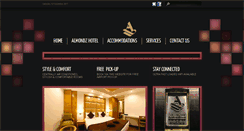 Desktop Screenshot of almondzhotel.com